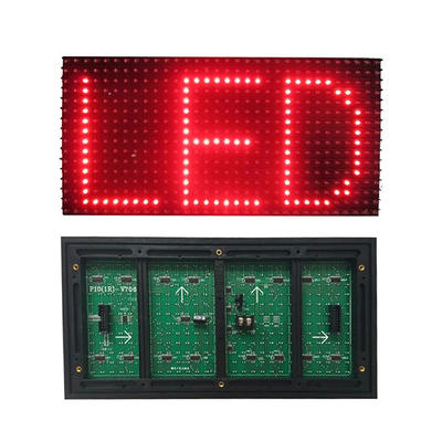 Single color led module P10 outdoor DIP red green blue white led display module